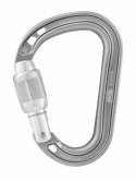 Petzl Rocha Zapięcie z blokadą W kształcie litery D Aluminium Jasny Szary 1 szt.