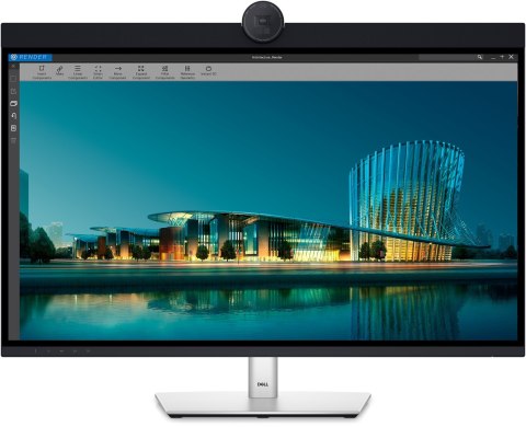 DELL UltraSharp U3224KBA LED display 80 cm (31.5") 6144 x 3456 px 6K Ultra HD LCD Czarny, Srebrny