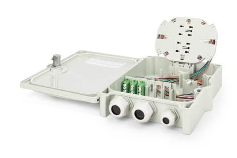 Digitus Obudowa przyłącza FTTH/FTTB, zmontowana, OS2, 12 włókien, LC/APC