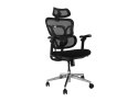 Equip Ergonomischer BĂĽrostuhl+Kopf/ArmstĂĽtzen+SFS schwarz lite Retail