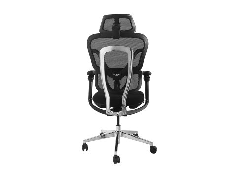 Equip Ergonomischer BĂĽrostuhl+Kopf/ArmstĂĽtzen+SFS schwarz lite Retail