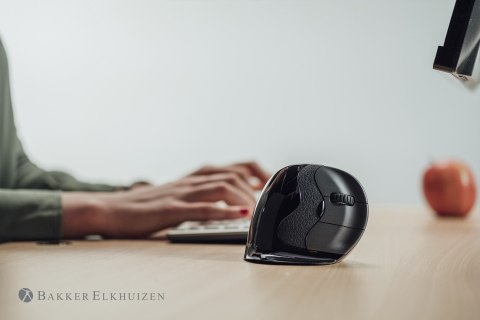 BakkerElkhuizen Evoluent D myszka Biuro Po prawej stronie USB Typu-A Laser 3200 DPI