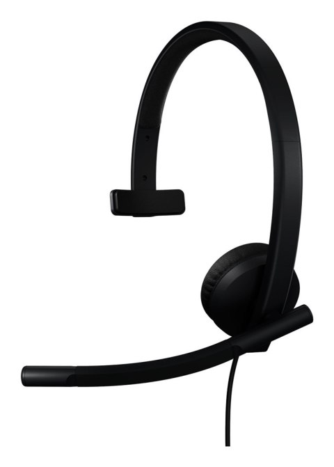 Logitech H570e Zestaw słuchawkowy Przewodowa Opaska na głowę Biuro/centrum telefoniczne USB Type-C Czarny