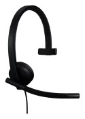 Logitech H570e Zestaw słuchawkowy Przewodowa Opaska na głowę Biuro/centrum telefoniczne USB Type-C Czarny