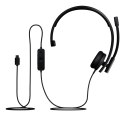 Logitech H570e Zestaw słuchawkowy Przewodowa Opaska na głowę Biuro/centrum telefoniczne USB Type-C Czarny