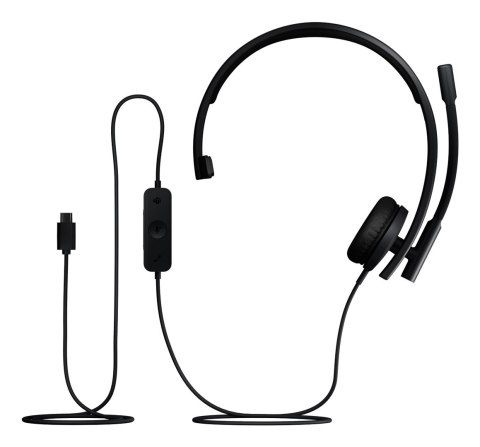 Logitech H570e Zestaw słuchawkowy Przewodowa Opaska na głowę Biuro/centrum telefoniczne USB Type-C Czarny