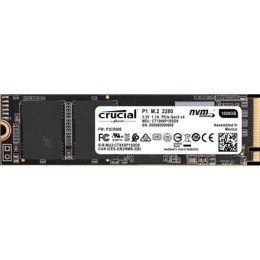 Crucial P1 1000 GB, SSD interface M.2, Write speed 1700 MB/s, Read speed 2000 MB/s