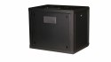 Equip EPM-09-6045-B-CBAA stojak 9U Szafa wisząca Czarny