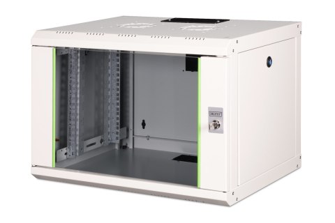 Digitus Szafa sieciowa wisząca Unique 19" 7U rack 600x450, drzwi szyba, szary, niedzielona, złożona, 100kg
