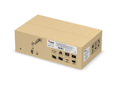 Equip 650132 uchwyt / stojak do monitorów 81,3 cm (32") Biurko Czarny