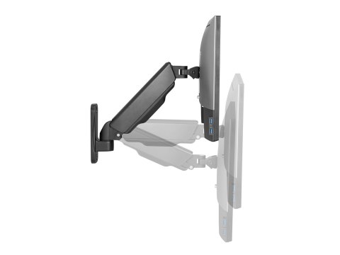 Equip 650136 uchwyt / stojak do monitorów 81,3 cm (32") Ściana Czarny