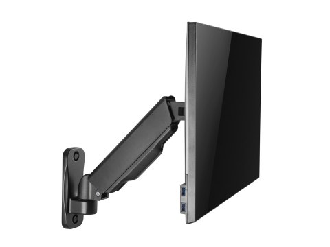 Equip 650136 uchwyt / stojak do monitorów 81,3 cm (32") Ściana Czarny