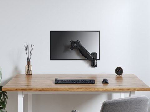 Equip 650136 uchwyt / stojak do monitorów 81,3 cm (32") Ściana Czarny