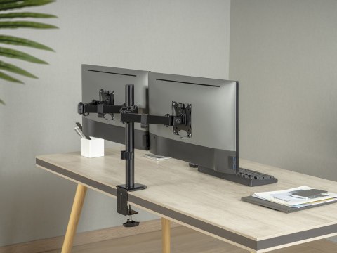Equip 650157 uchwyt / stojak do monitorów 81,3 cm (32") Biurko Czarny