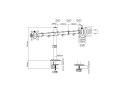 Equip 650157 uchwyt / stojak do monitorów 81,3 cm (32") Biurko Czarny
