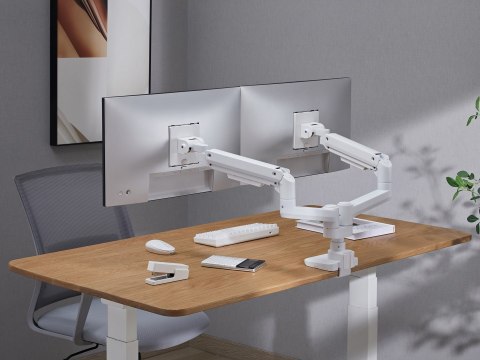 Equip 650183 uchwyt / stojak do monitorów 88,9 cm (35") Biurko Biały