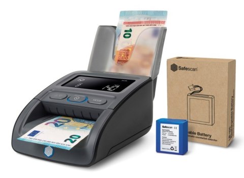 Wykrywacz fałszywych banknotów SafeScan 155-S (490971) Czarny
