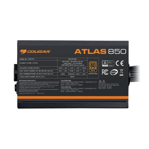 COUGAR CGRVG-750 moduł zasilaczy 750 W 24-pin ATX ATX Czarny