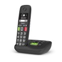Telefon bezprzewodowy Gigaset E290A analogowy/DECT Nazwa i identyfikacja dzwoniącego Czarny
