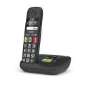 Telefon bezprzewodowy Gigaset E290A analogowy/DECT Nazwa i identyfikacja dzwoniącego Czarny