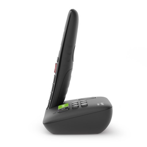 Telefon bezprzewodowy Gigaset E290A analogowy/DECT Nazwa i identyfikacja dzwoniącego Czarny