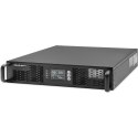 Qoltec 52285 zasilacz UPS Podwójnej konwersji (online) 1 kVA 1000 W 2 x gniazdo sieciowe