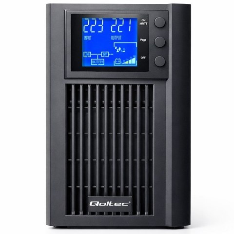 QOLTEC ZASILACZ AWARYJNY PURE SINE WAVE 1KVA 800W | AVR | LCD