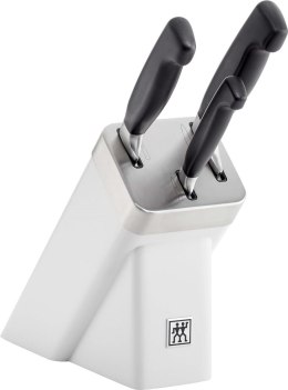 ZWILLING FOUR STAR Zestaw 3 noży w bloku samoostrzącym biały 35134-420-0