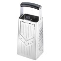 GEFU 10761 ręczna tarka / spiralizer Tarka z pojemnikiem Czarny, Srebrny