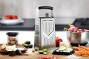 GEFU 10761 ręczna tarka / spiralizer Tarka z pojemnikiem Czarny, Srebrny