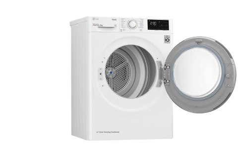 LG RH80V3AV6N suszarki do prania Wolnostojący Od przodu 8 kg A++ Biały