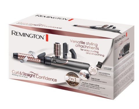 Remington AS8606 Szczotka z gorącym powietrzem Ciepły Czarny, Złoto różowe 800 W