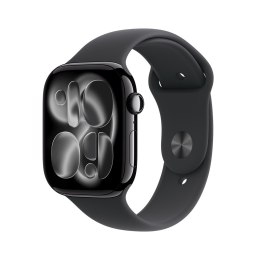Apple Watch Series 11 OLED 46 mm Cyfrowy 416 x 496 px Ekran dotykowy Czarny Wi-Fi GPS
