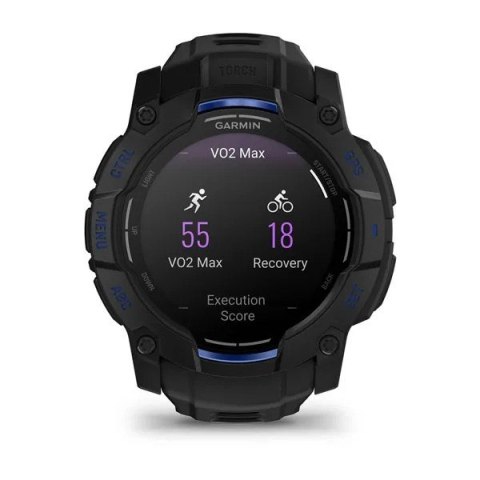 Garmin Instinct 3 3,3 cm (1.3") AMOLED 45 mm Cyfrowy 416 x 416 px Czarny GPS