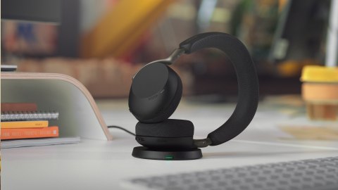 Jabra Evolve3 75 Zestaw słuchawkowy Bezprzewodowy Opaska na głowę Połączenia/muzyka USB Typu-A Bluetooth Czarny