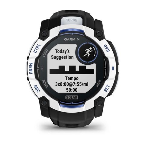 Smartwatch Garmin Instinct 3 Solar 010-02935-03 50mm czarno-biały