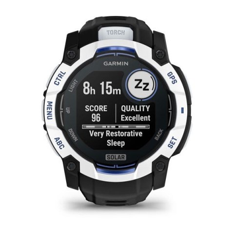 Smartwatch Garmin Instinct 3 Solar 010-02935-03 50mm czarno-biały
