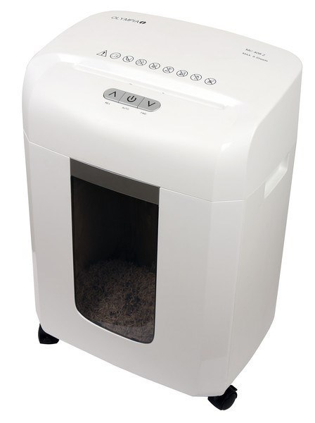 Olympia MC 408.2 niszczarka Rozdrabnianie mikro-cięte 65 dB 22 cm Biały