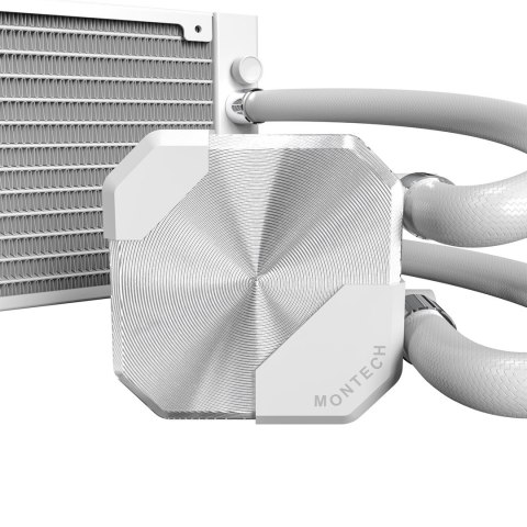 Chłodzenie wodne Montech HyperFlow Silent AiO - 360mm, białe