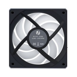Lian Li 12RCL1W3B system chłodzenia komputerów Obudowa komputera Wentylator 12 cm Czarny