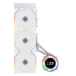 Lian Li GA II Hydroshift II LCD-C 360TL Procesor Chłodnica cieczy all-in-one 12 cm Biały 1 szt.
