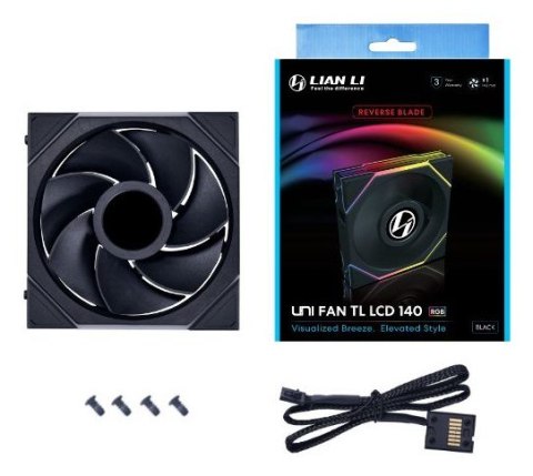 Cooler Lian Li Uni Fan TL LCD LULI-129 14cm Czarny