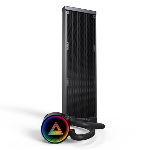 Montech LightFlow ARGB 360 Procesor Chłodnica cieczy all-in-one 12 cm Czarny 1 szt.