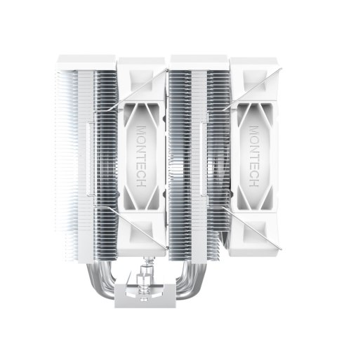 Montech NX600 Procesor Chłodnica powietrza 12 cm Biały 1 szt.