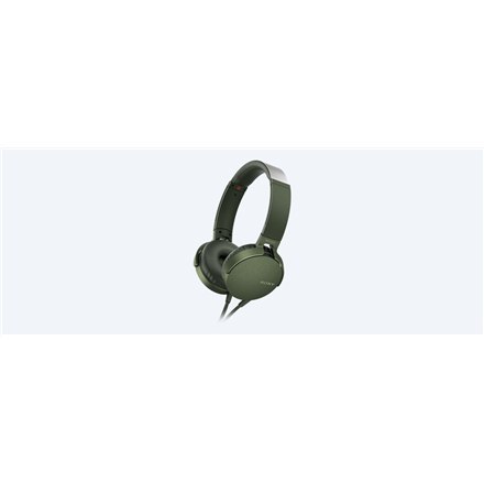 Sony MDRXB550APG Headband/On-Ear, Microphone, Green