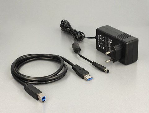 DeLOCK 62661 stacja dokująca do dysków twardych USB 3.2 Gen 1 (3.1 Gen 1) Type-B Czarny