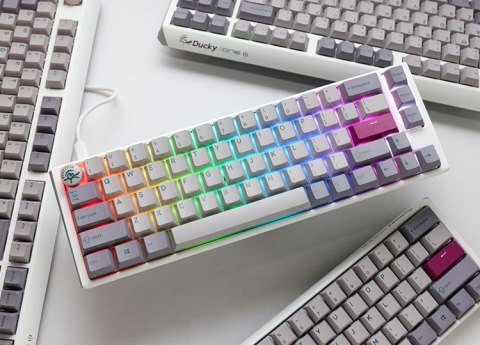 Klawiatura Ducky One 3 SF Gaming USB QWERTY US International Szary