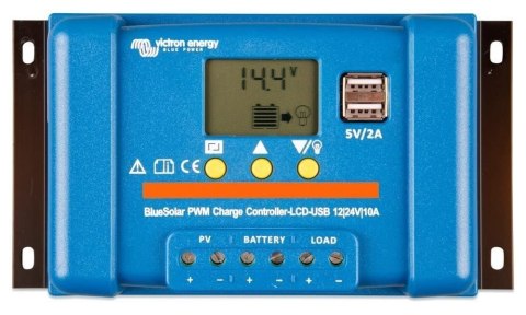 Regulator ładowania PWM Victron Energy BlueSolar PWM-LCD&USB 12/24V-30A SCC010030050