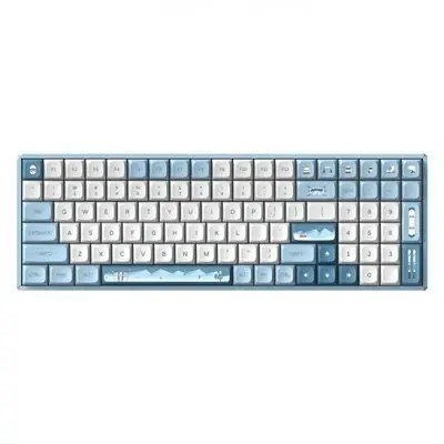 Bezprzewodowa klawiatura do gier IQUNIX F97 Wintertide, RGB - MX Brown Switchs (USA)
