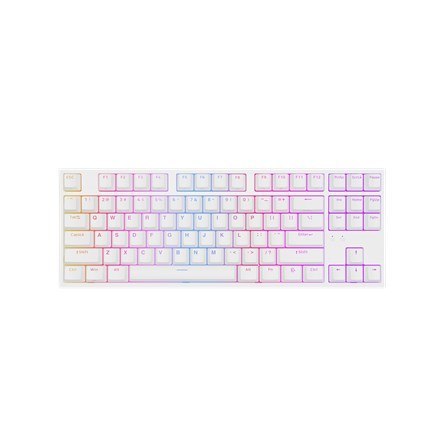 GENESIS Thor 404 TKL klawiatura Gaming USB QWERTY Amerykański międzynarodowy Biały